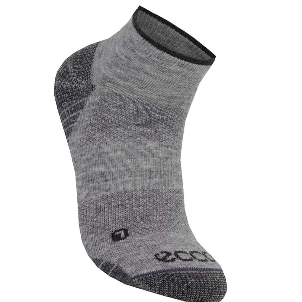 Women\'s Ecco Golf Ankle Socks Socks Silver / Grey | Canada 425RVD